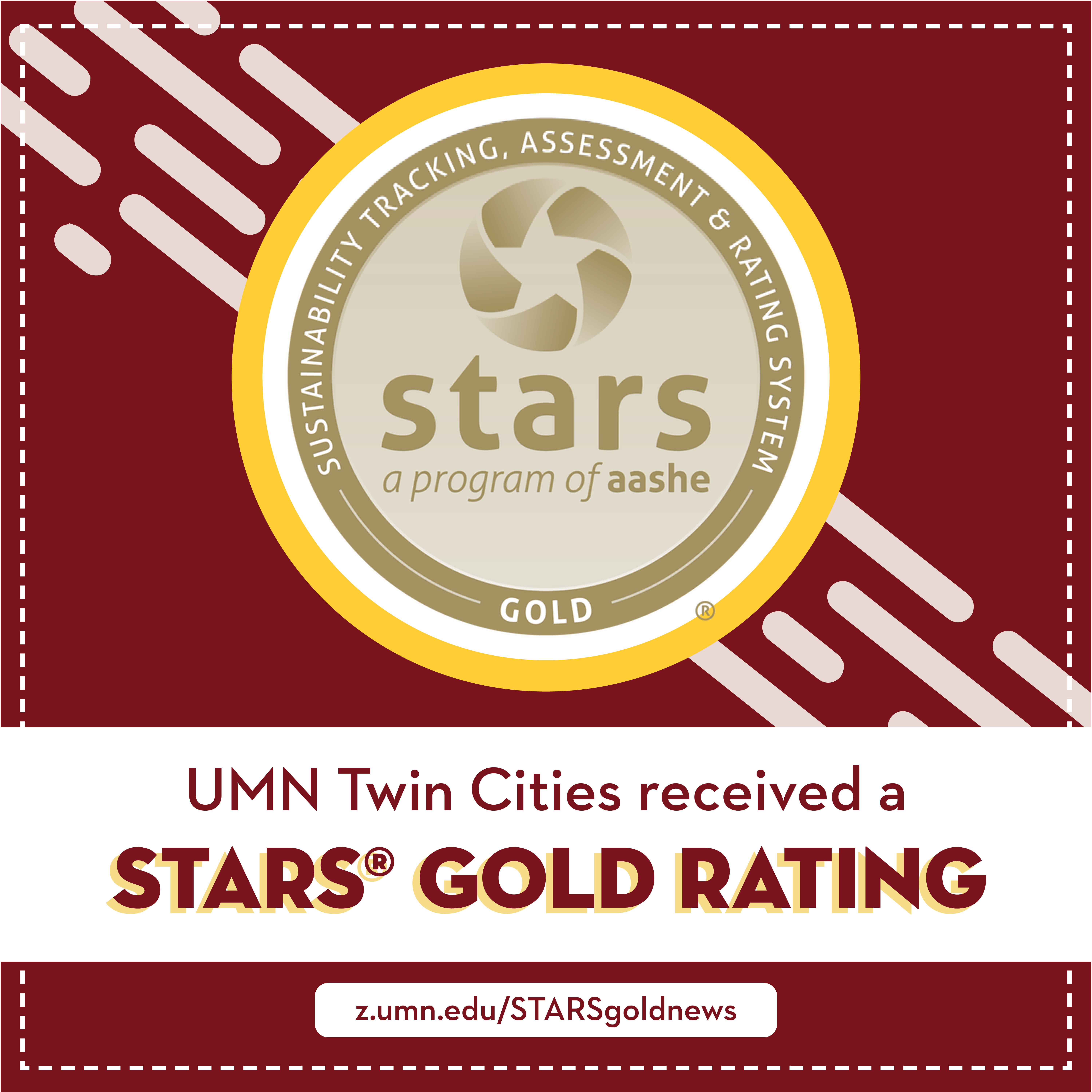 UMN Twin Cities Stars Gold Rating