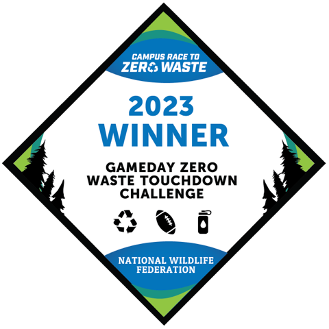 GameDay Zero Waste Challenge Winner badge