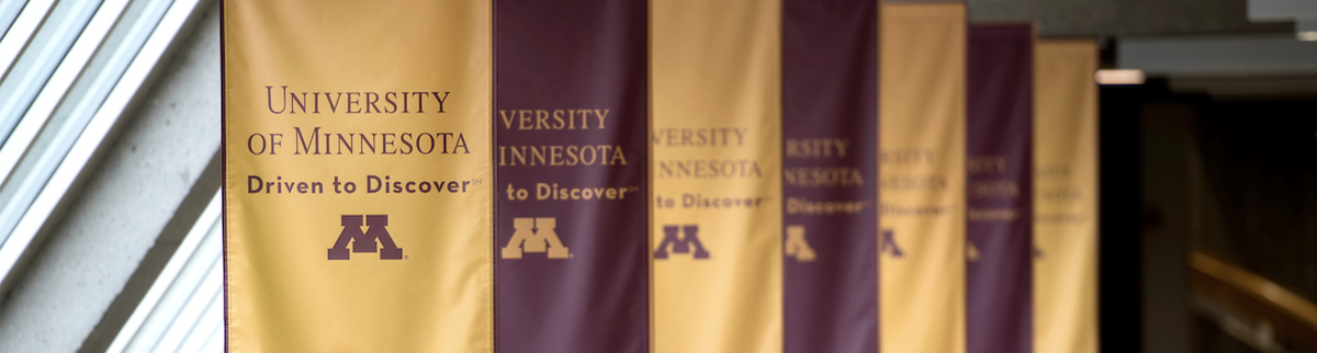 Maroon and Gold Banners