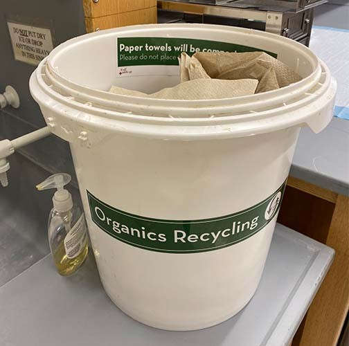 Opt in green labs organics bin